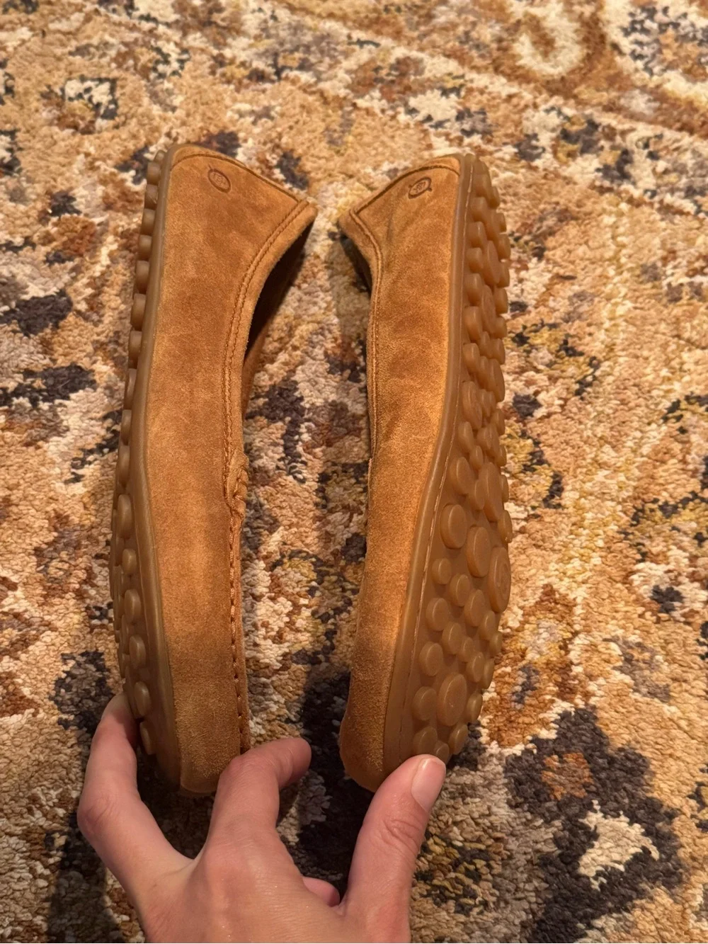 Born Women's Tan Suede Moccasin Loafers size 9